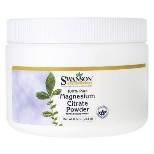 Swanson Cytrynian Magnezu 100% Czystości 244 G
