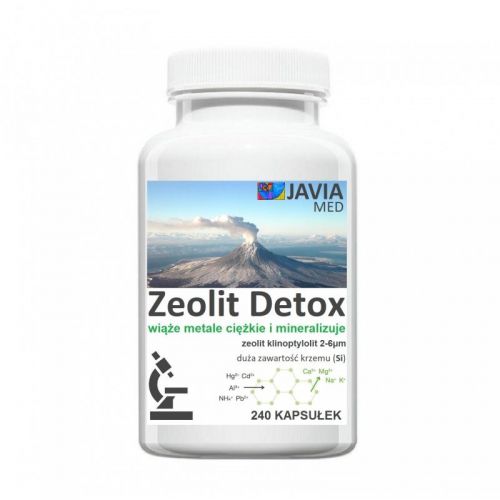 Zeolit Detox Aktywny Klinoptylolit 240 kaps