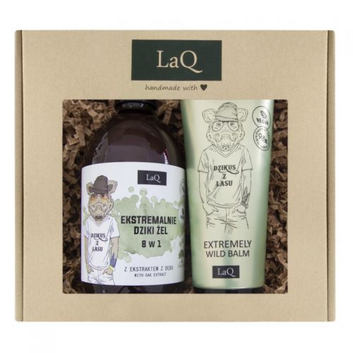 LAQ Zestaw Dzik żel 500 ml balsam w tubie 200 ml